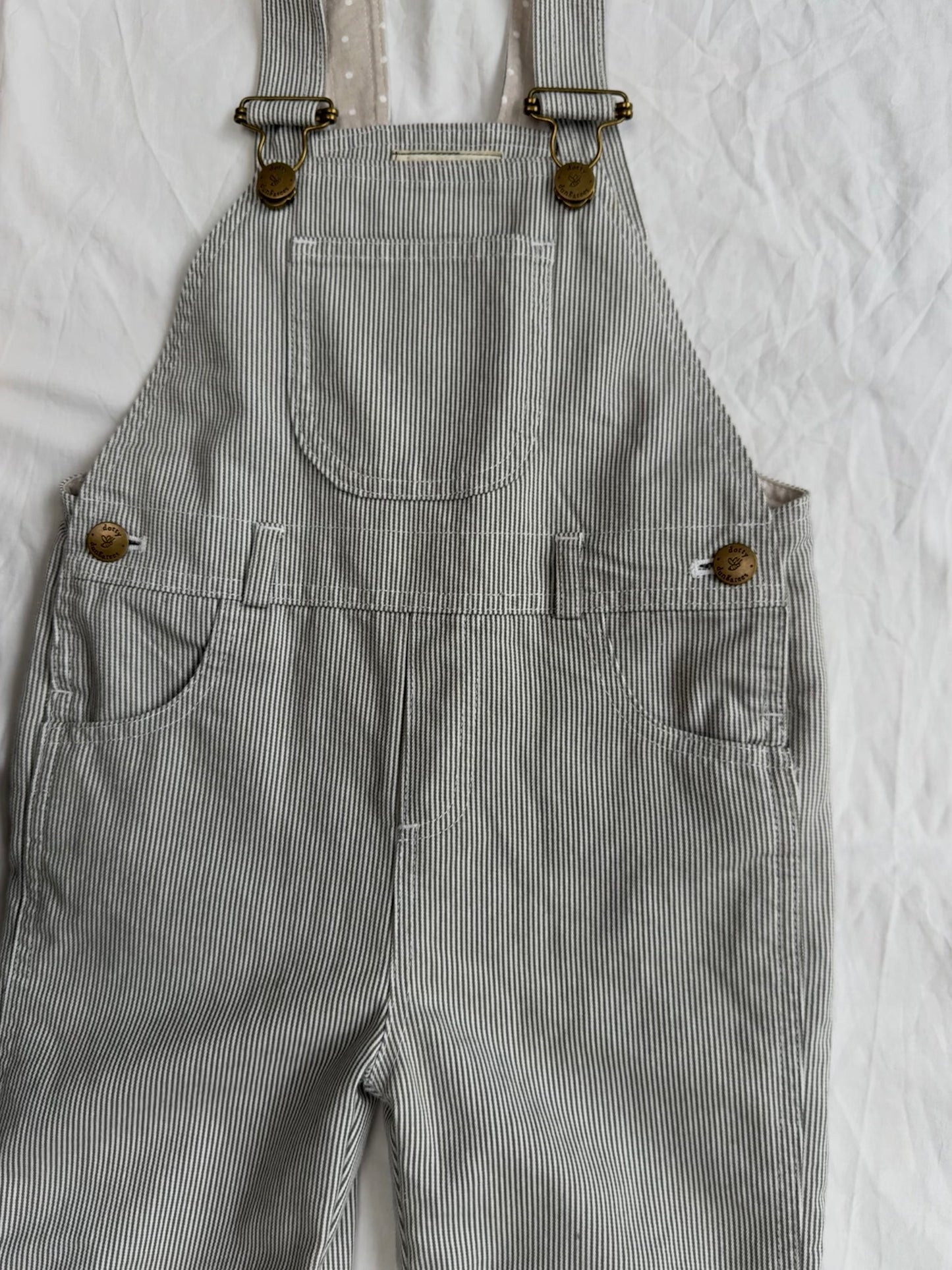 Dotty Dungarees Age 4