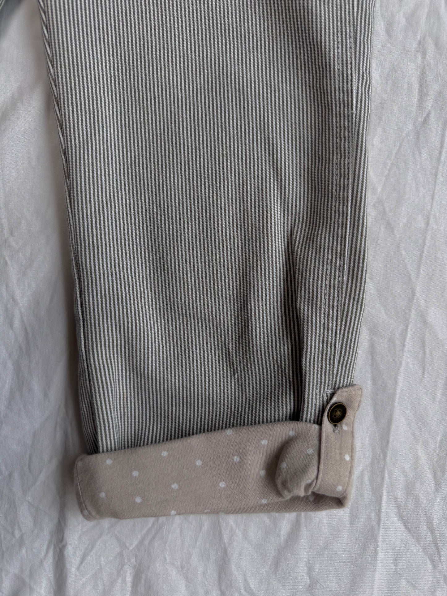 Dotty Dungarees Age 4