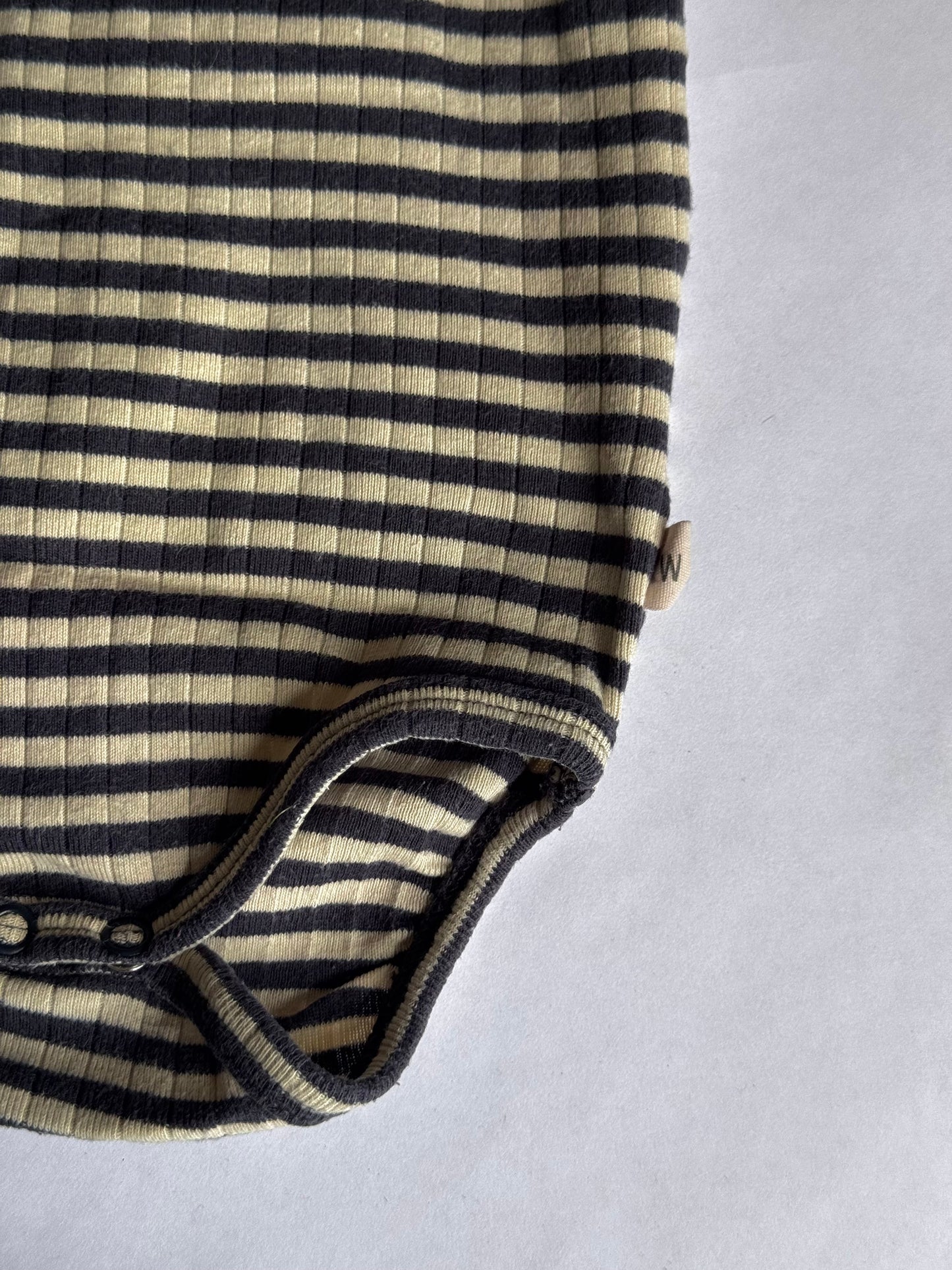 Wheat Stripe Bodysuit 3 Months