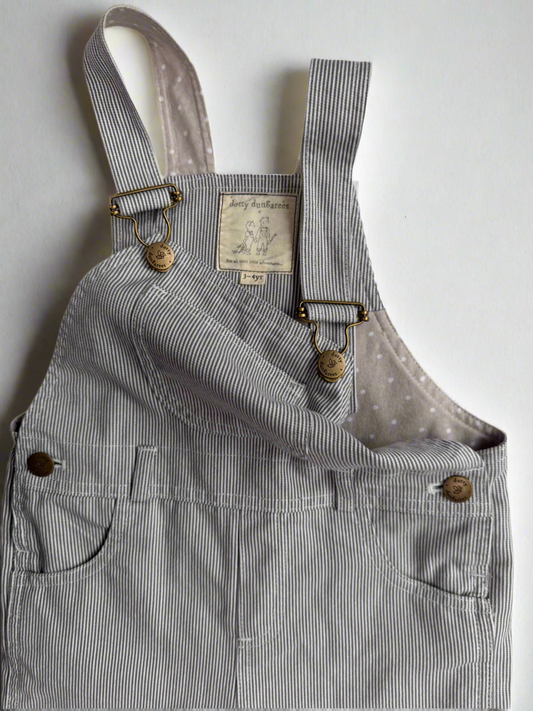 Dotty Dungarees Age 4