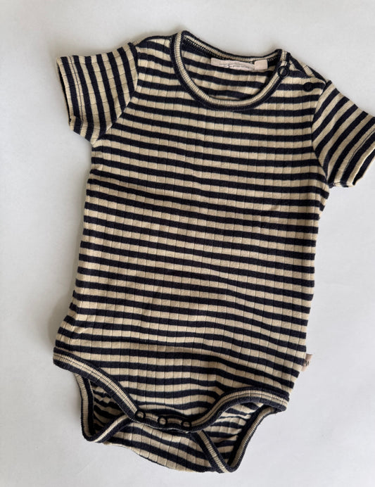 Wheat Stripe Bodysuit 3 Months