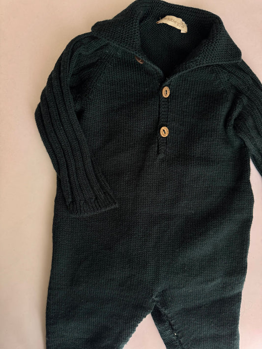 Merino Wool Knit Romper 3 Months