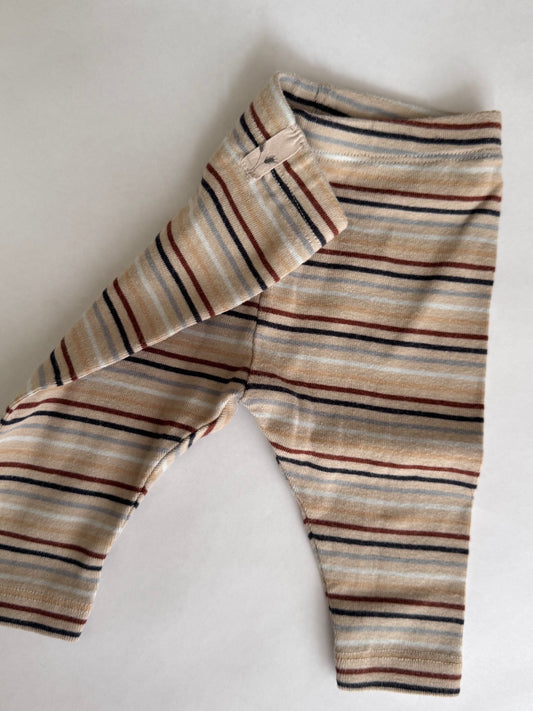 Wheat Stripe Leggings 1 Month
